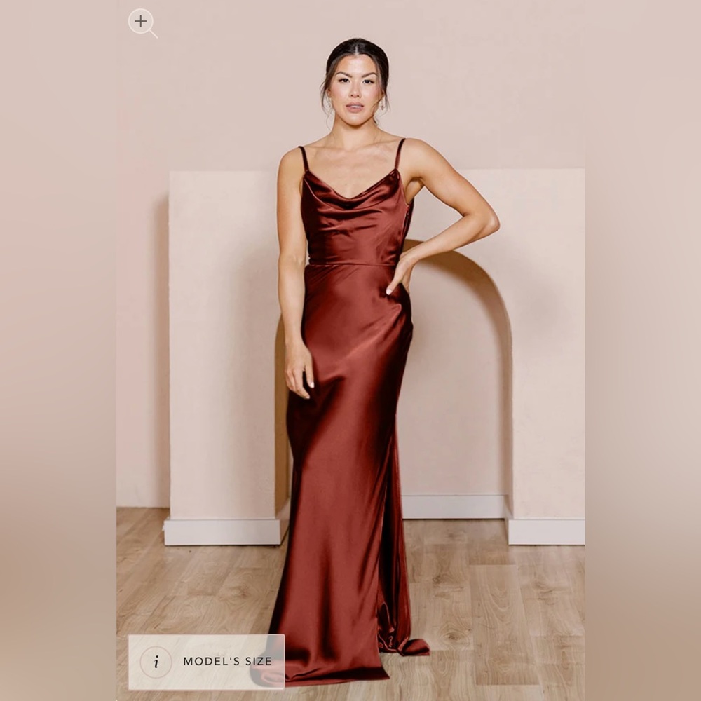 Revelry Nadia Satin Bridesmaid Dress